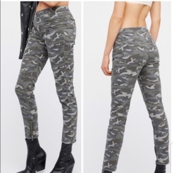 free people camo pants
